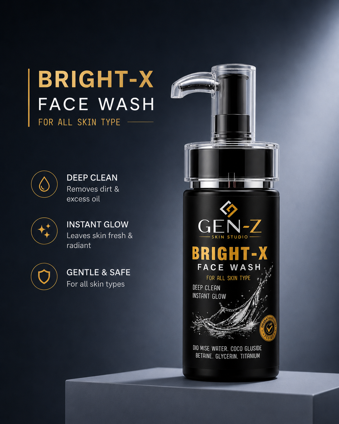 Glow & whitening men's luxury beauty kit